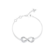 Bracciale Catena Cuore Cristalli Guess Acciaio JUBB05050JWRHS