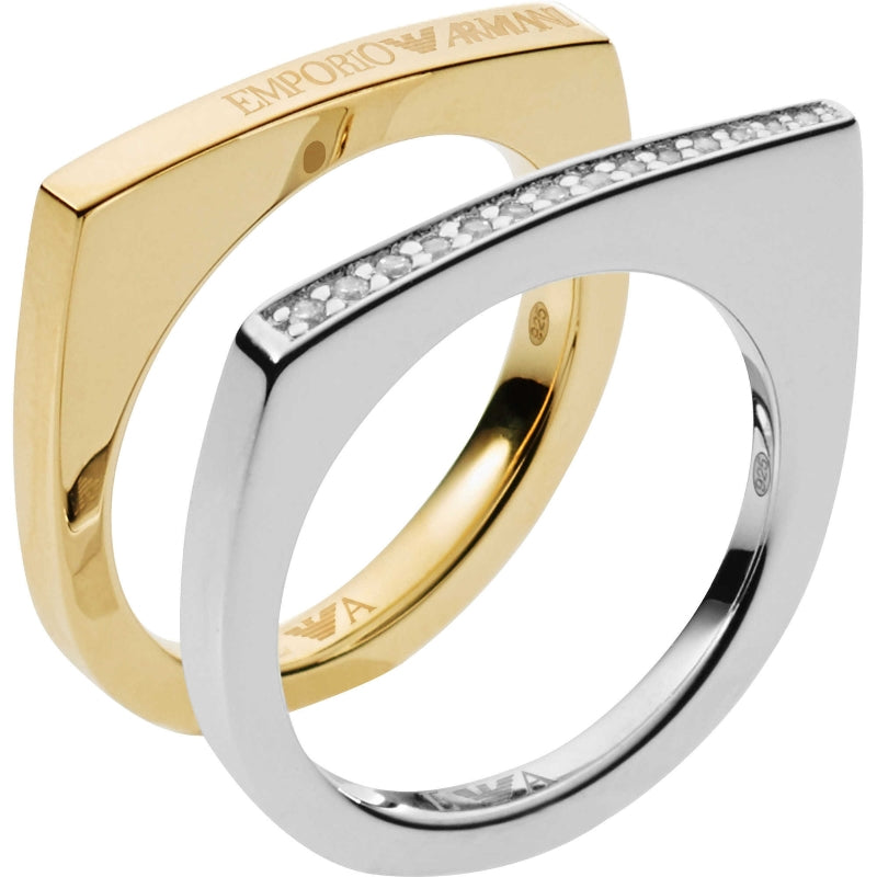 Bracciale Catena Emporio Armani Acciaio Nero EG3325040508 (Taglia 508)