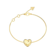Bracciale Catena Fiocco Logo Guess Oro Giallo JUBB05542JWYGS