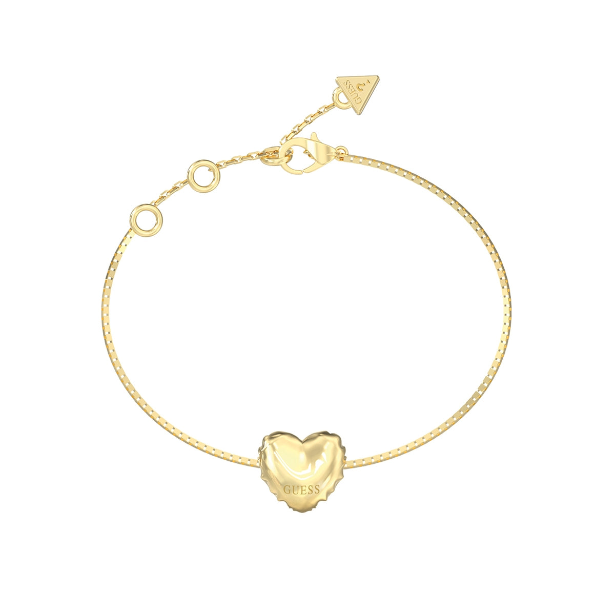 Bracciale Catena Fiocco Logo Guess Oro Giallo JUBB05542JWYGS