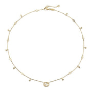 Bracciale Catena Gourmette Gucci Argento 925 Misura Media YBB729402002