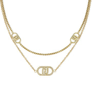 Bracciale Catena Logo Cristalli Liu Jo LJ2907