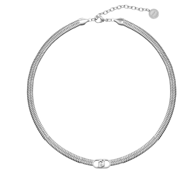 Liu Jo Crystal Logo Chain Bracelet LJ3064