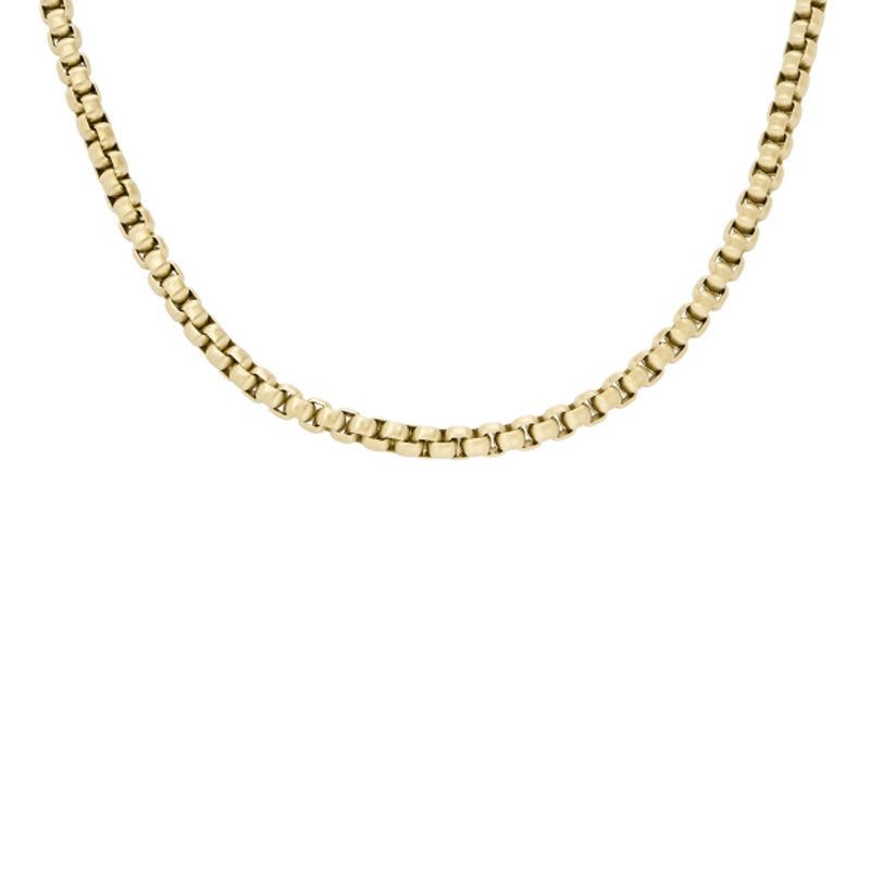 Bracciale Catena Sottile Fossil Acciaio Oro Rosa JF04504710