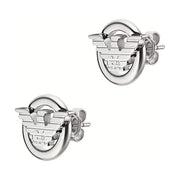 Bracciale Catena Spessa Logo Emporio Armani Acciaio EGS3238040