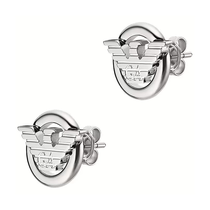 Bracciale Catena Spessa Logo Emporio Armani Acciaio EGS3238040