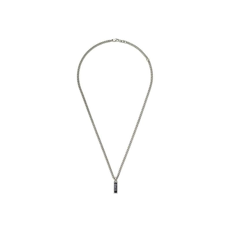 Bracciale Catena Testa di Felino Gucci Argento 925 Misura Lunga YBB678714003