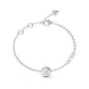 Bracciale Catena Triangolo Logo Guess Acciaio JUBB04594JWRHS