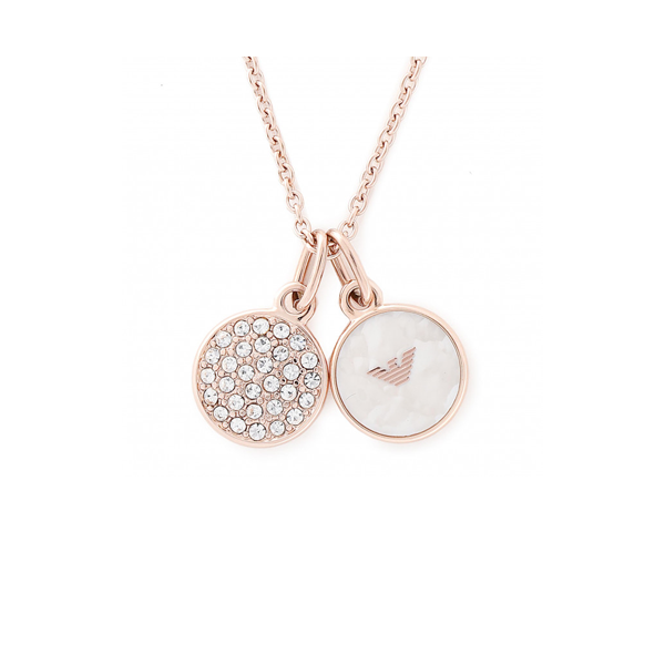 Bracciale Cuoio Intrecciato Emporio Armani Marrone EGS2158221