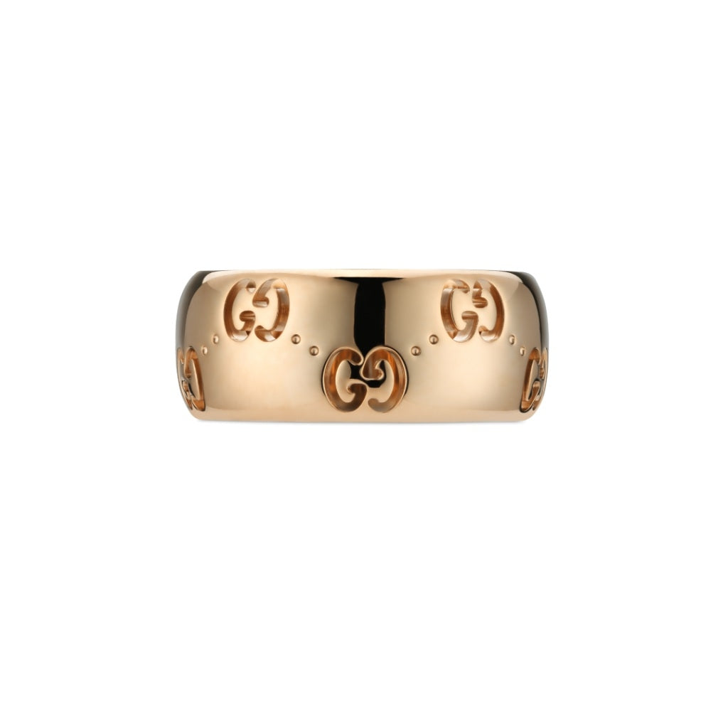 Bracciale Gucci Icon con Diamanti in Oro Bianco 18kt YBC804329002