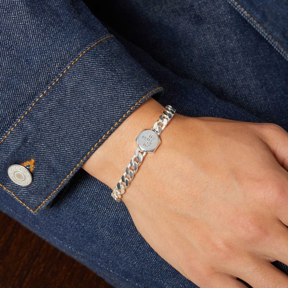 Bracciale Gucci Trademark YBA779173001 argento