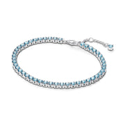Bracciale Maglia Serpente Chiusura Cuore Pavé Pandora Rose Lunghezza 16 cm 591469C03-16