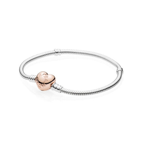 Bracciale Maglia Serpente Chiusura Rotonda Pandora Rose Lunghezza 16 cm 580719-16
