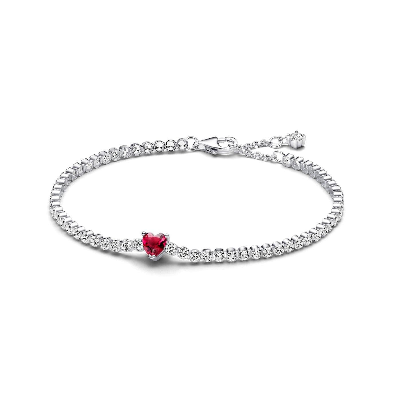 Bracciale Maglia Serpente Chiusura Stella Pavé Pandora Rose Lunghezza 16 cm 590041C02-16