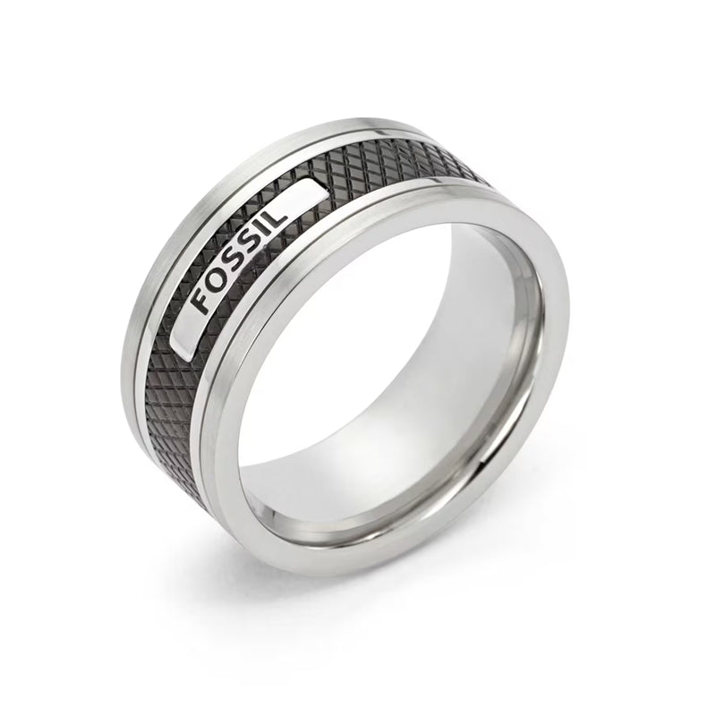 Bracciale Maglia Sottile Fossil Acciaio Nero JF00888040508 (Taglia 508)