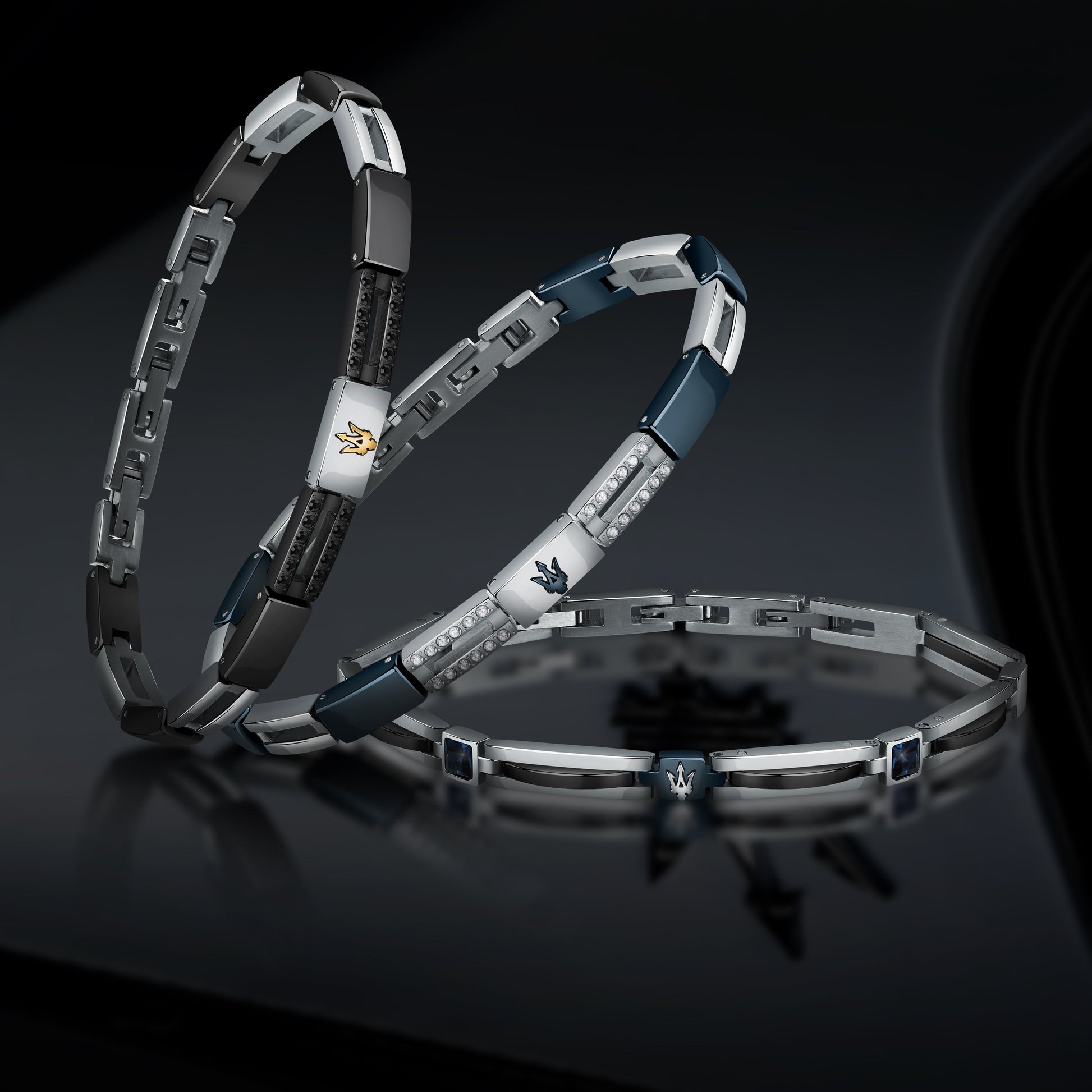 Maserati Ceramic Men's Bracelet Jm223Atz20