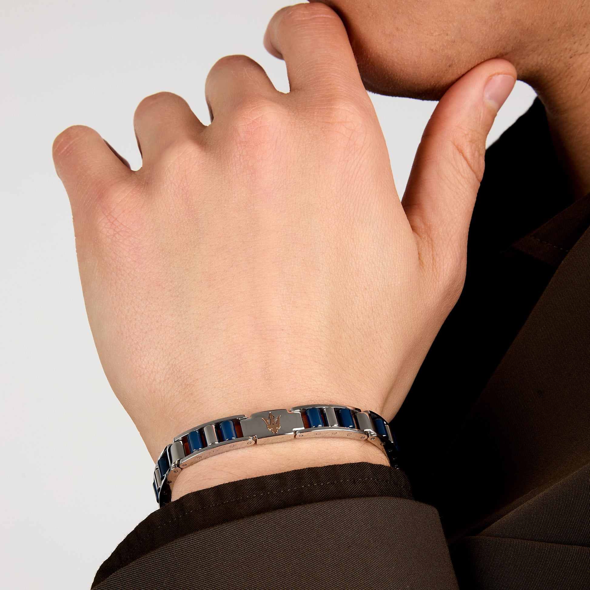 Maserati Ceramic Men's Bracelet Jm225Atz55