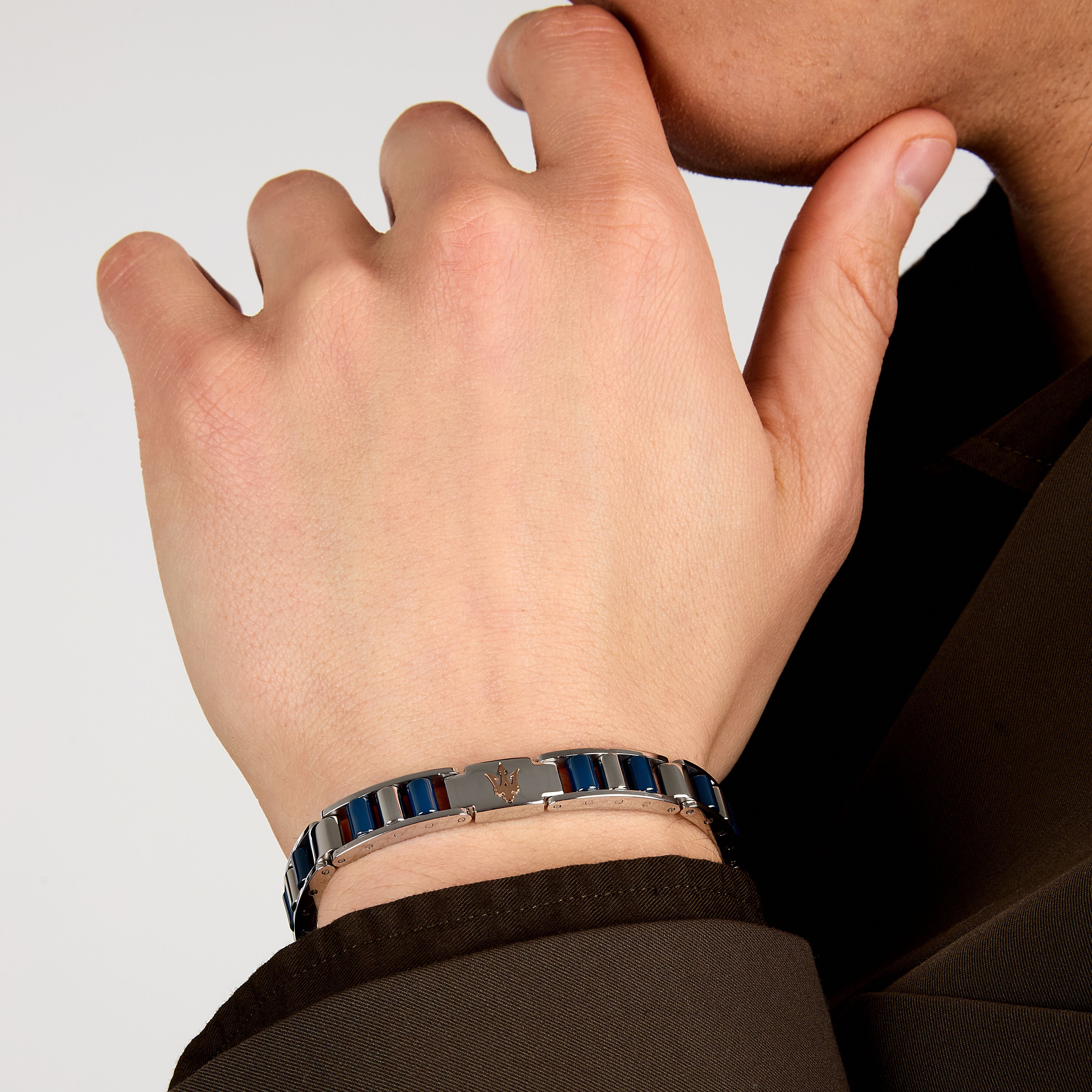 Maserati Ceramic Men's Bracelet Jm225Atz55