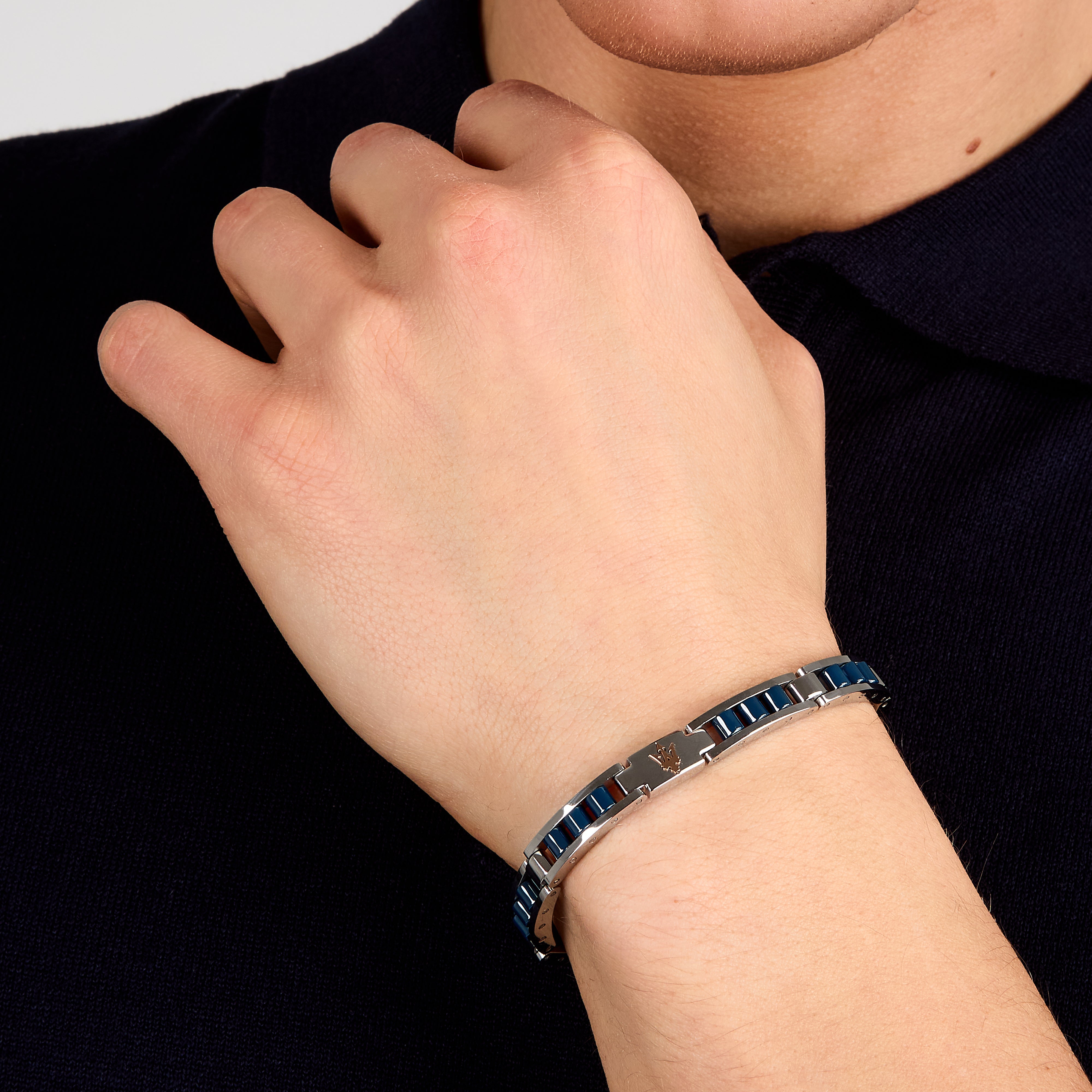 Maserati Ceramic Men's Bracelet Jm225Atz58