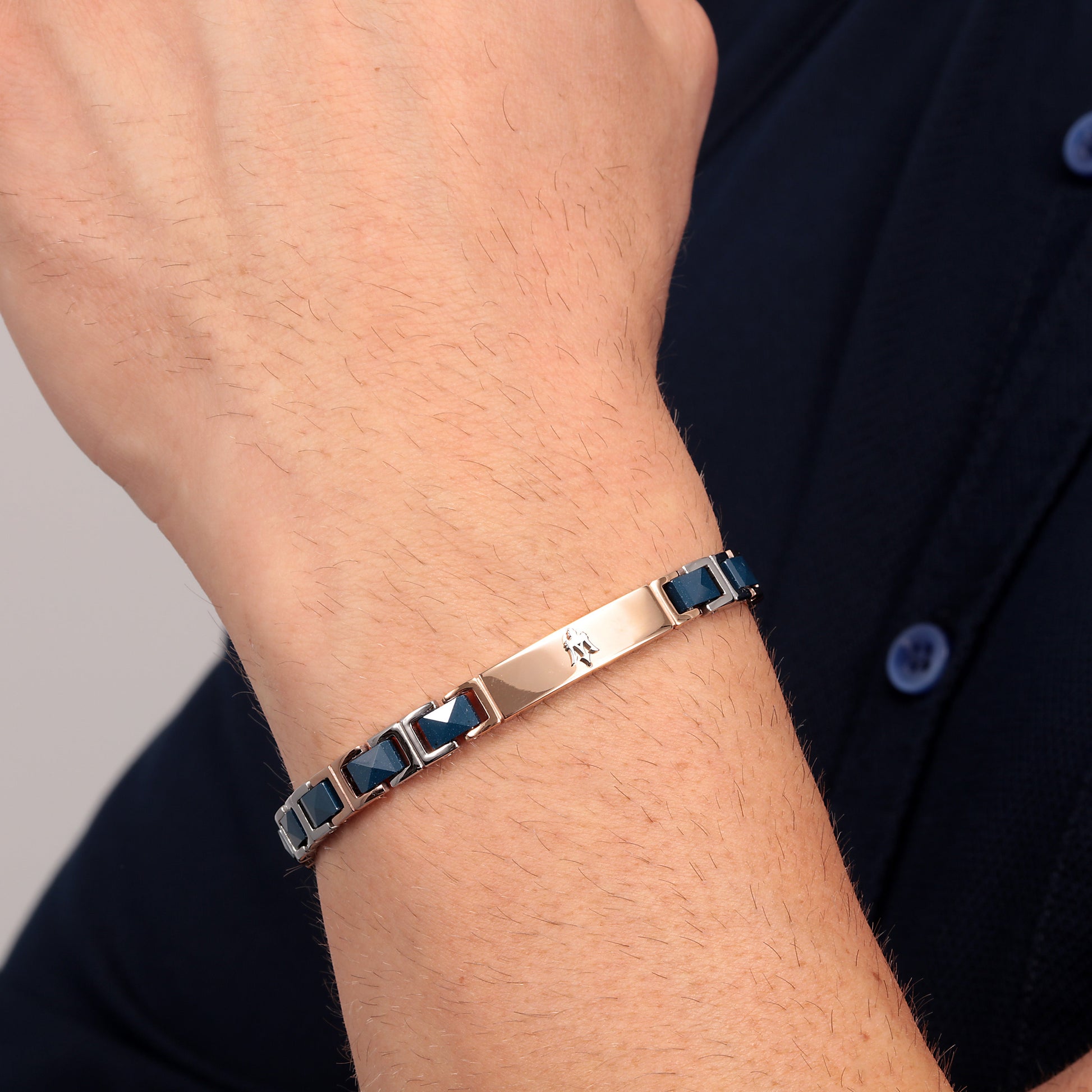 Maserati Ceramic Men's Bracelet Jm420Ati05