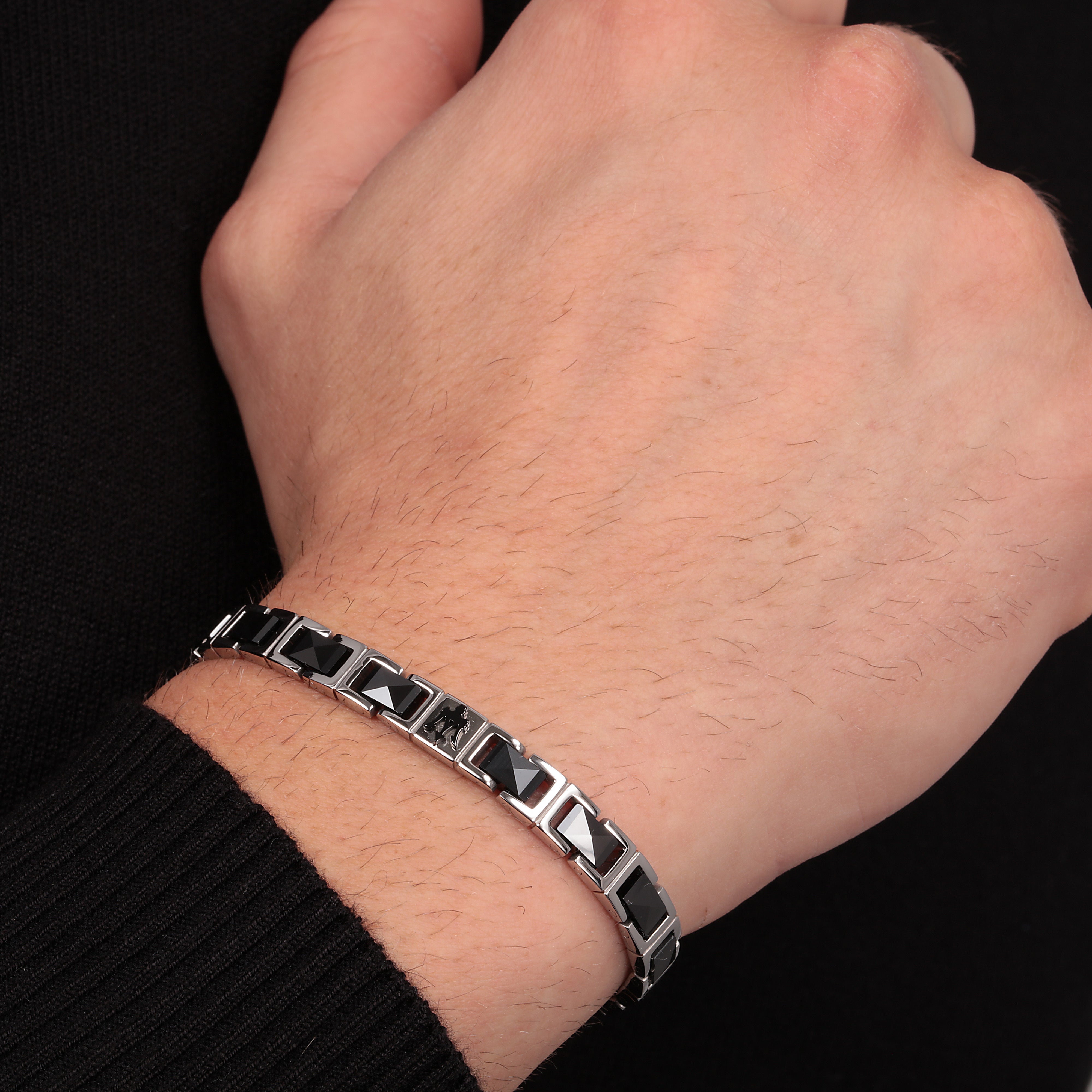 Maserati Ceramic Men's Bracelet Jm420Ati07