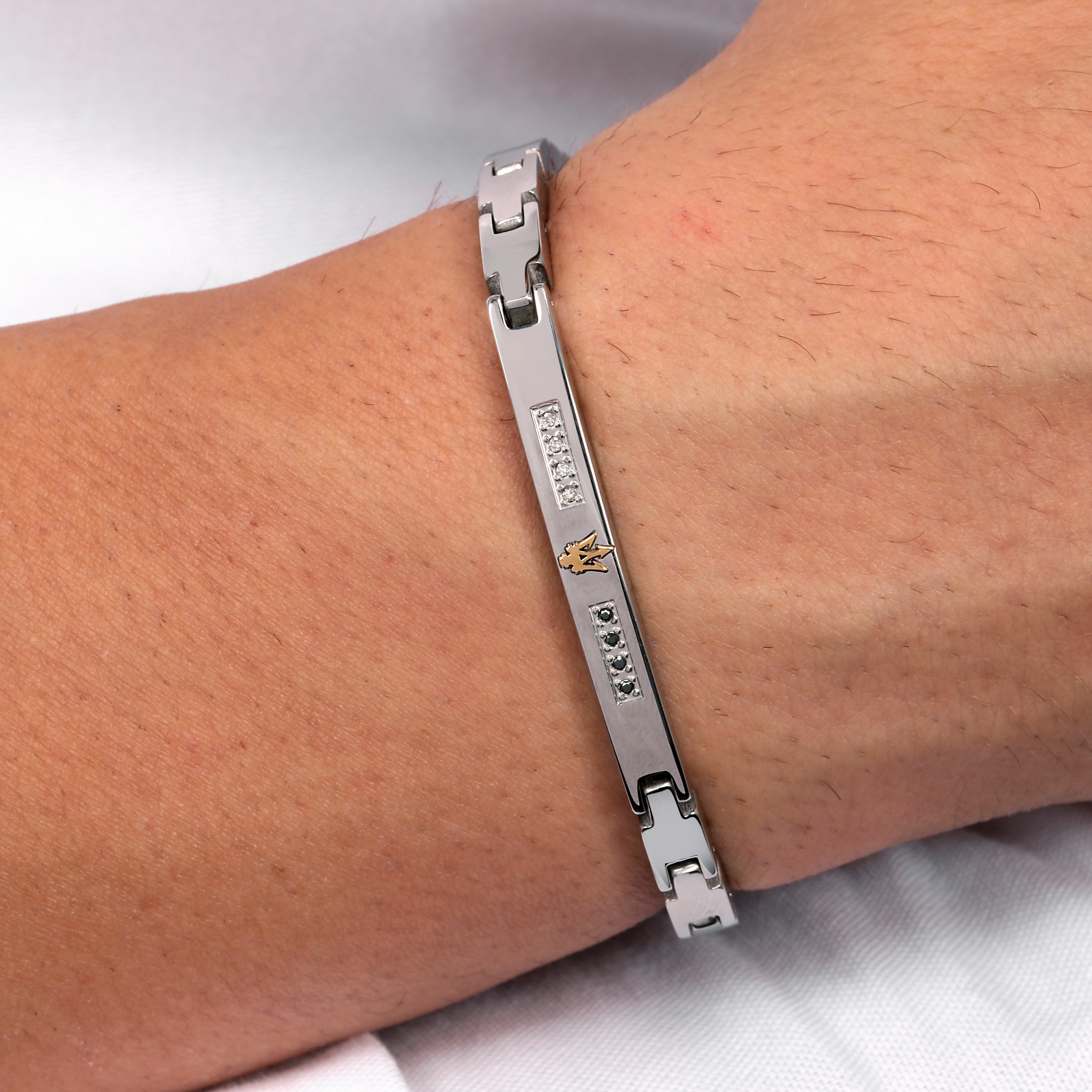 Maserati Diamonds Men's Bracelet Jm521Aty12