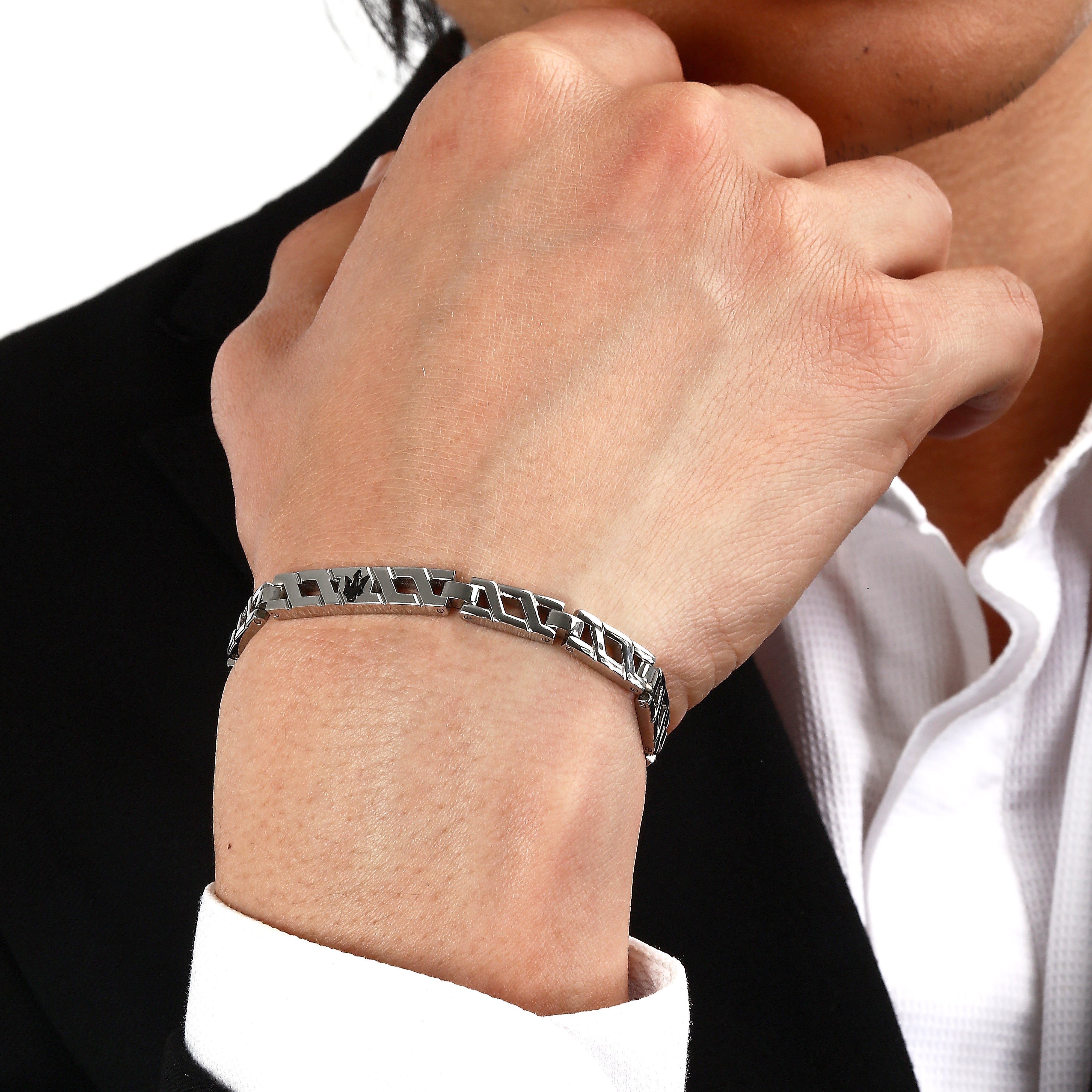 Maserati Iconic Men's Bracelet Jm124Avd34