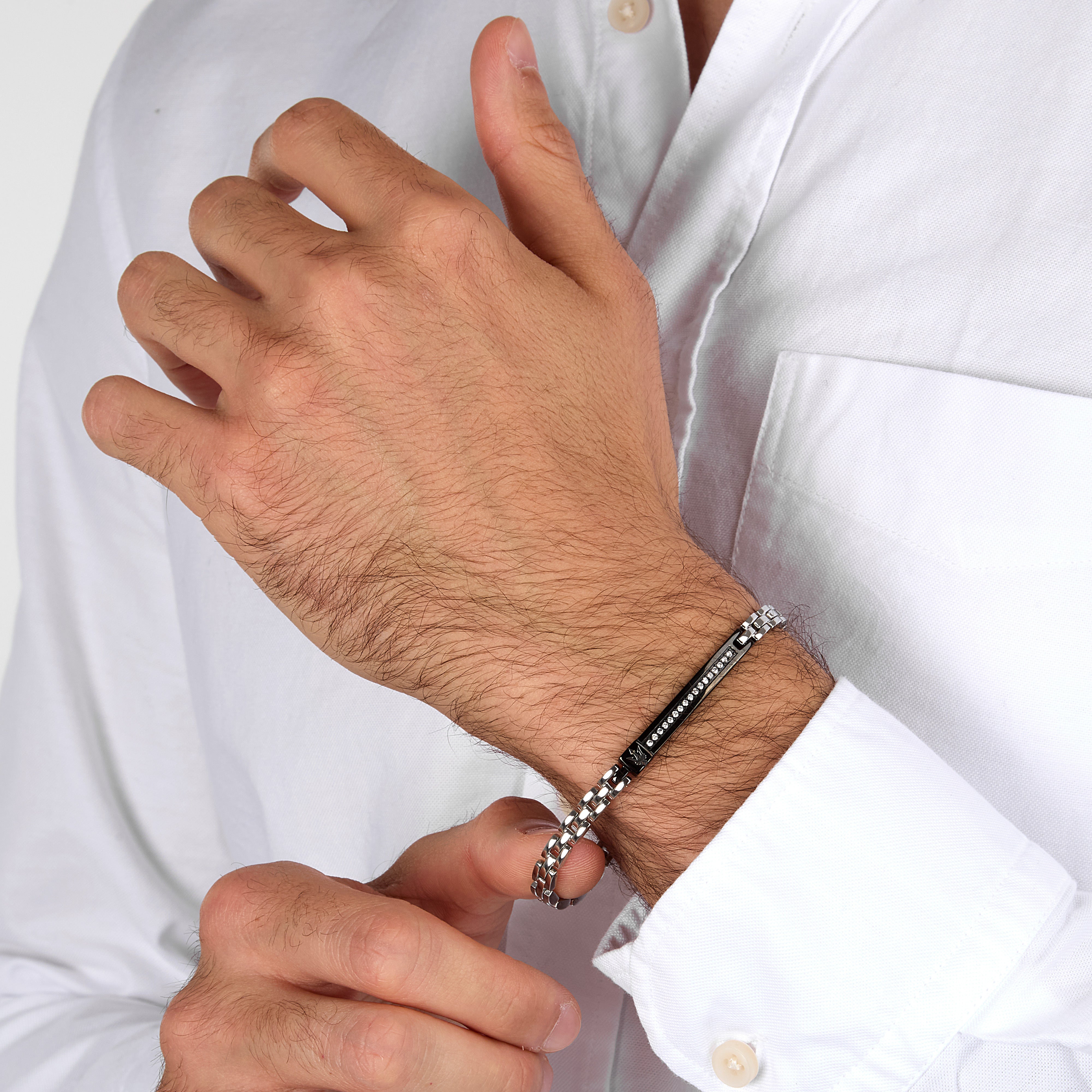 Maserati Iconic Men's Bracelet Jm424Avd58