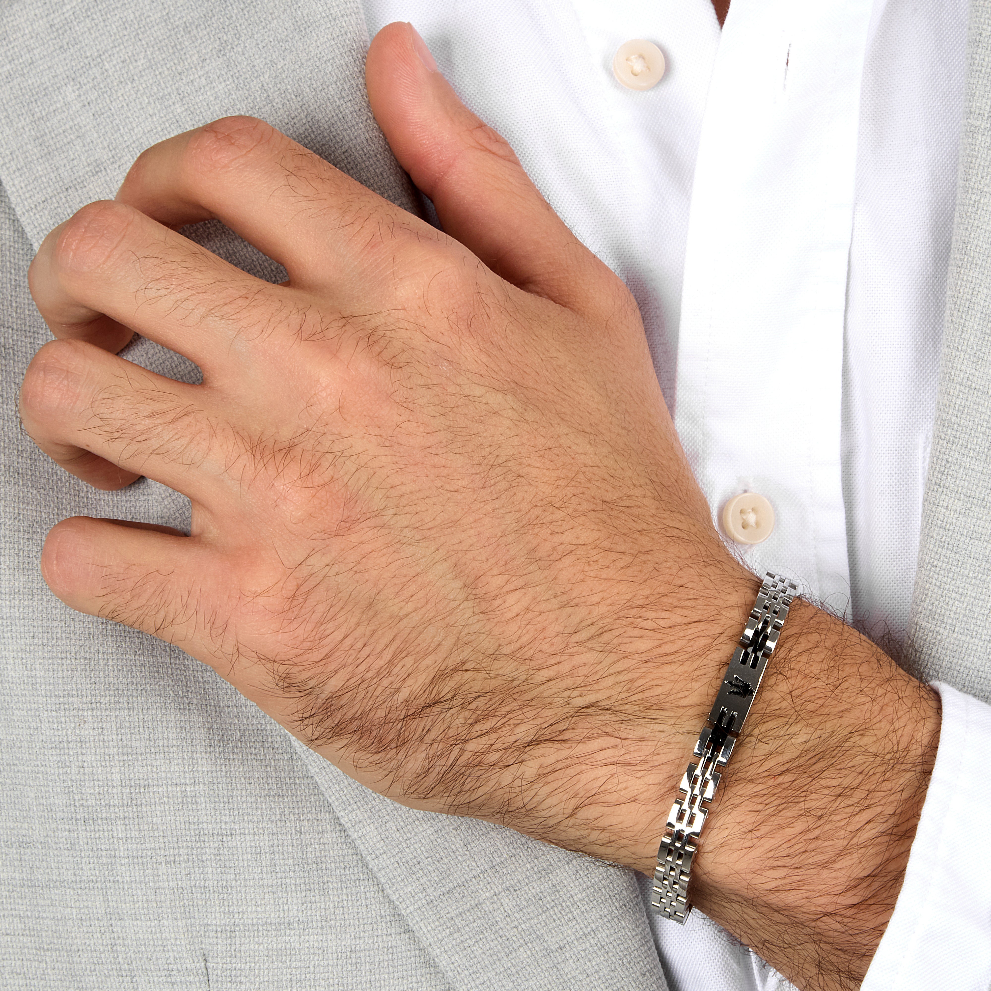 Maserati Iconic Men's Bracelet Jm424Avd66