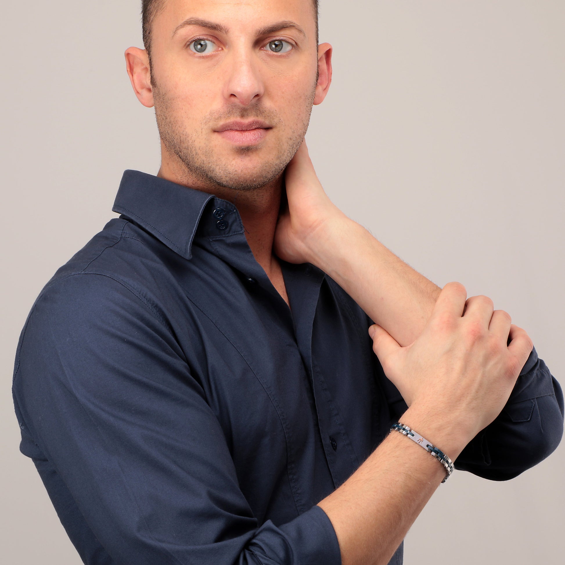 Maserati Ceramic Men's Bracelet Jm220Asr08