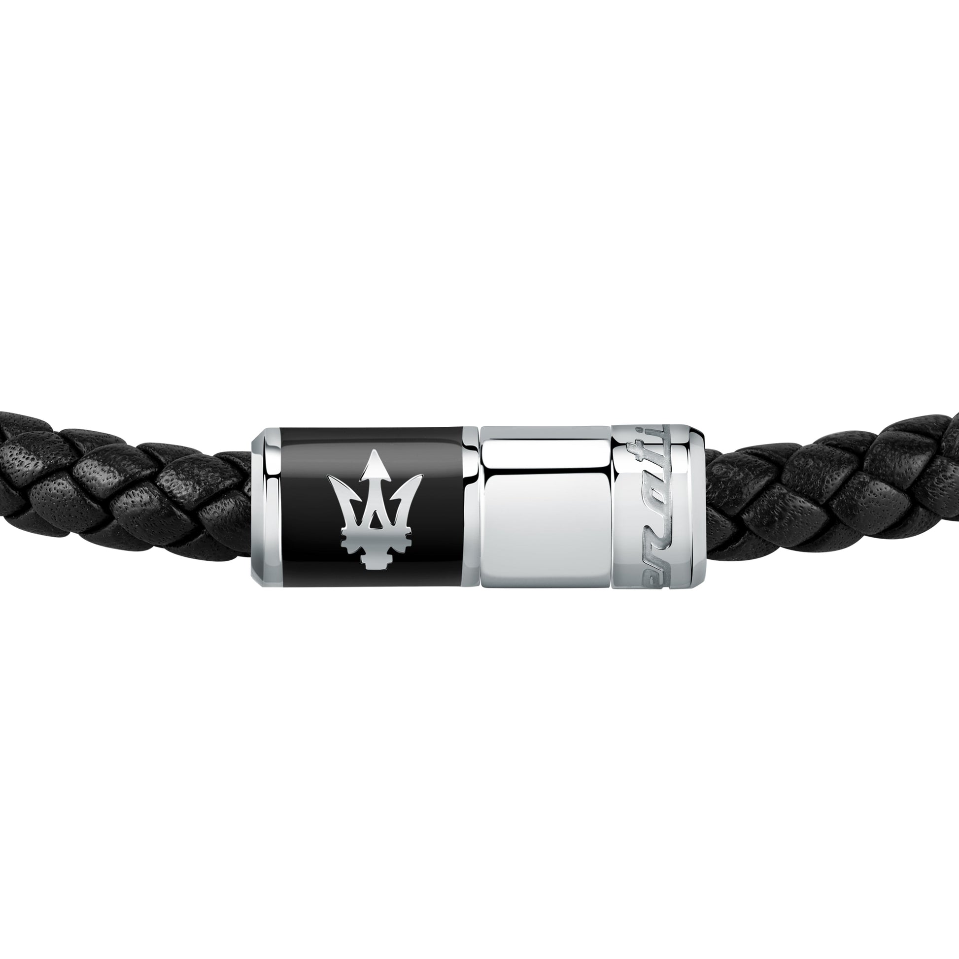 Maserati Recycled Leather Men's Bracelet Jm222Ave07