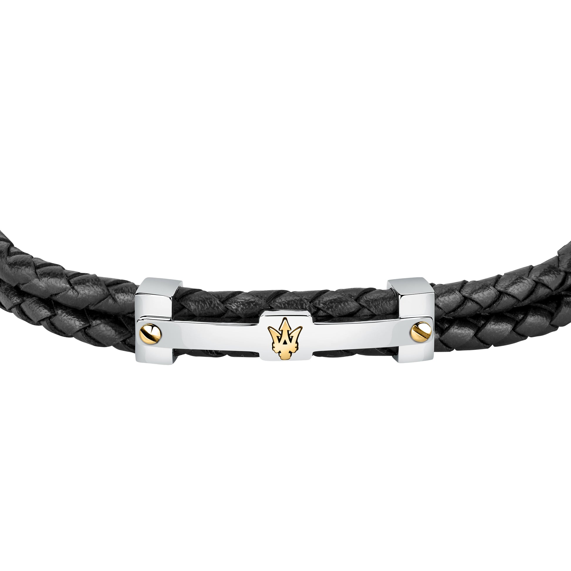 Maserati Recycled Leather Men's Bracelet Jm422Ave11