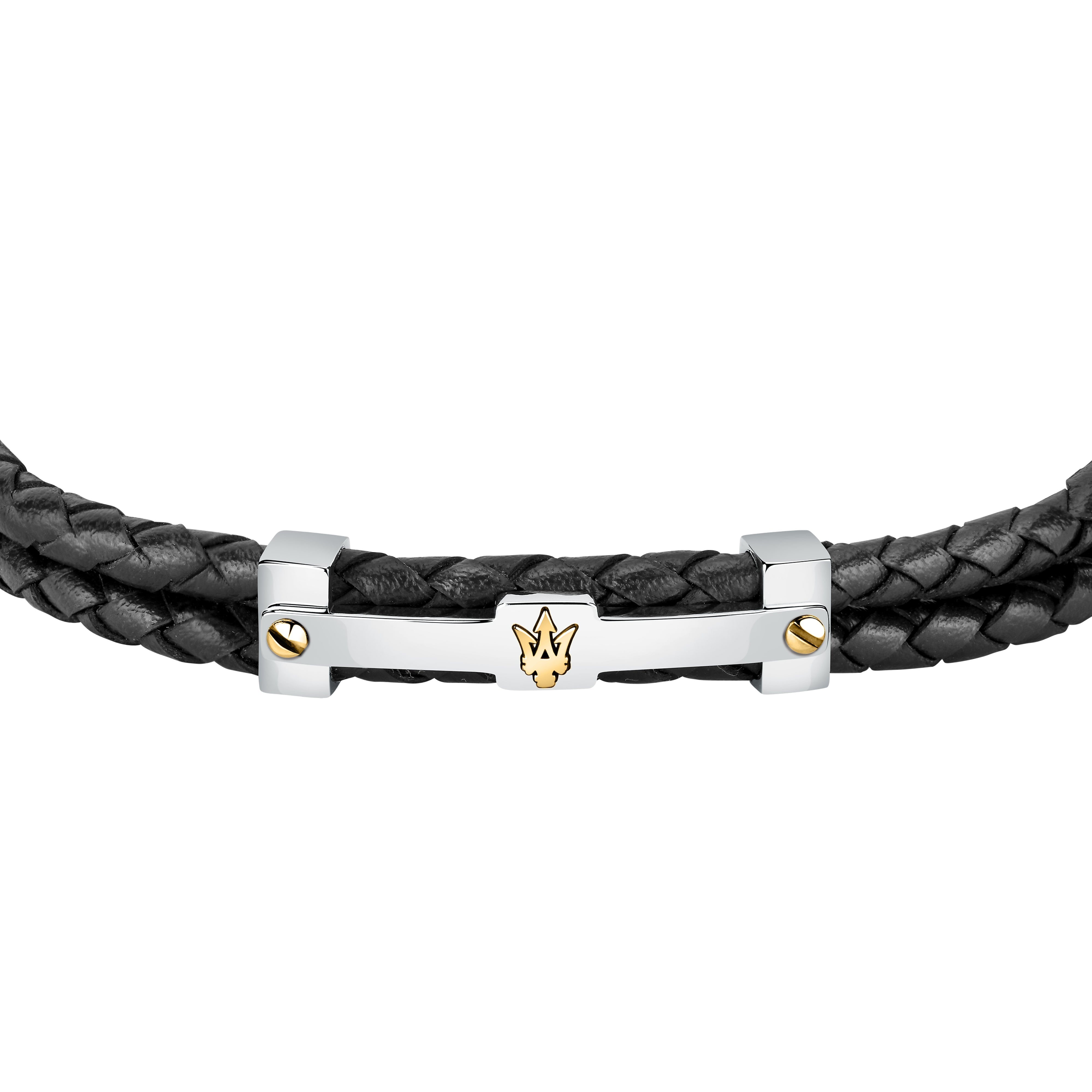 Maserati Recycled Leather Men's Bracelet Jm422Ave11