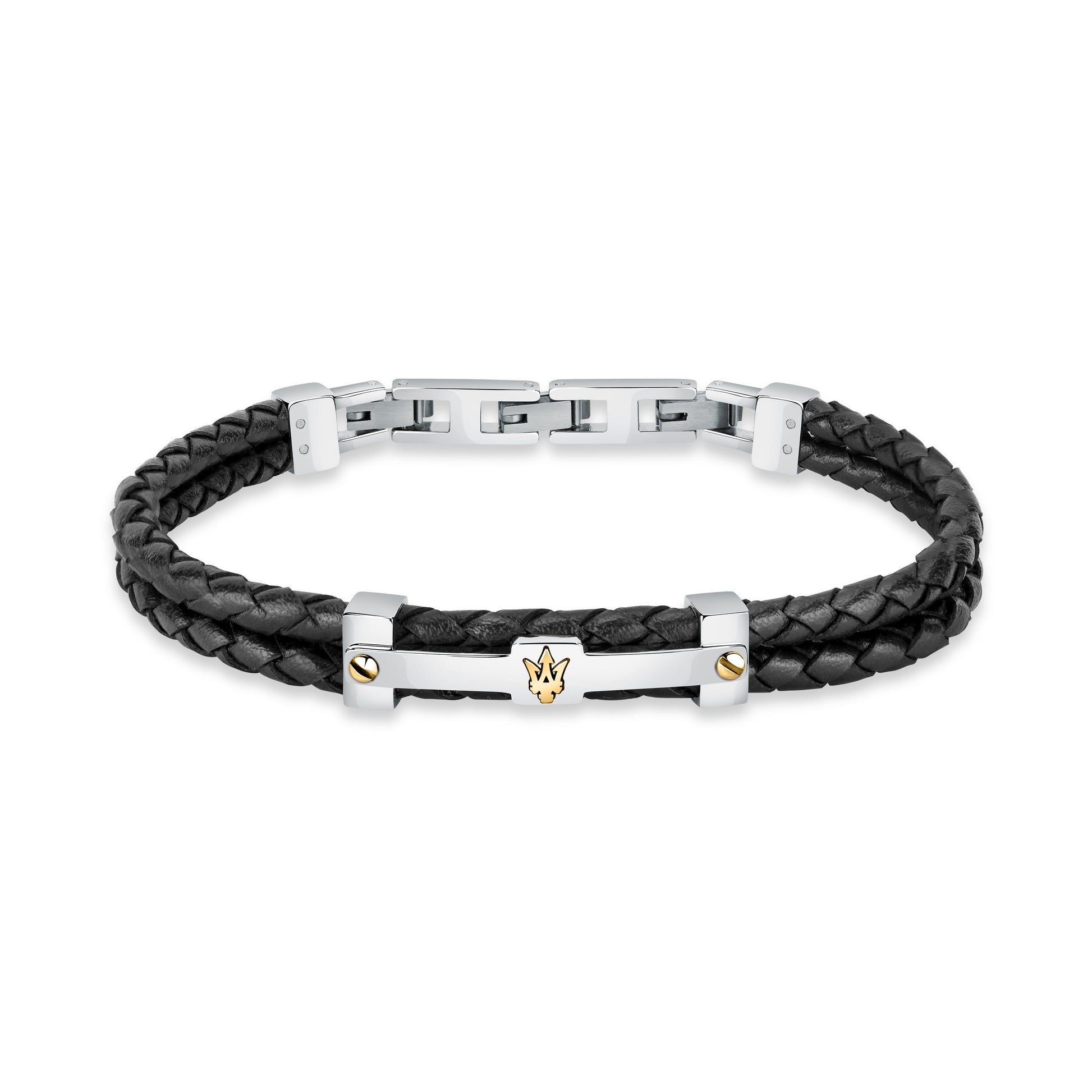 Maserati Recycled Leather Men's Bracelet Jm422Ave11