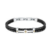 Maserati Recycled Leather Men's Bracelet Jm422Ave11