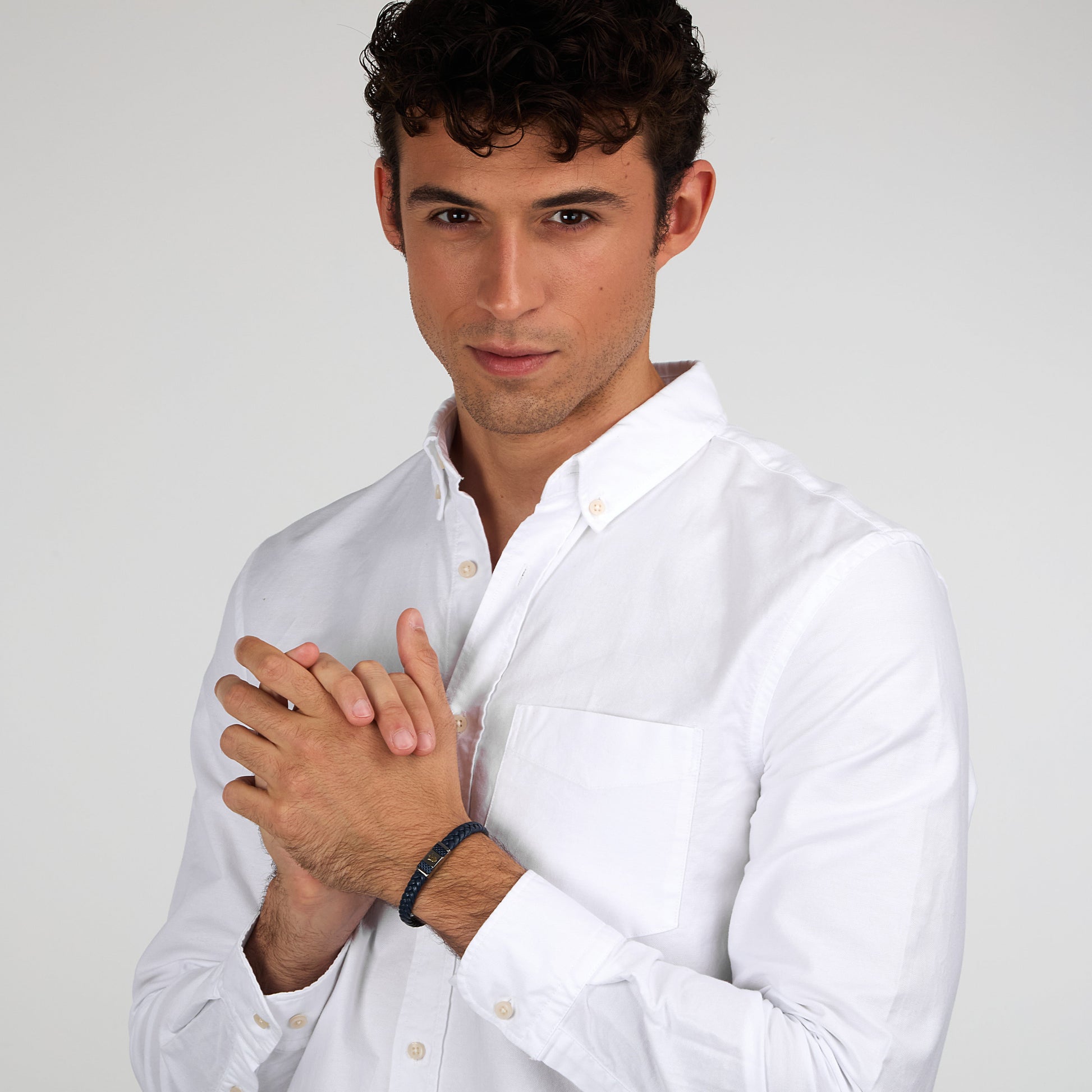 Maserati Recycled Leather Men's Bracelet Jm4249Ik03