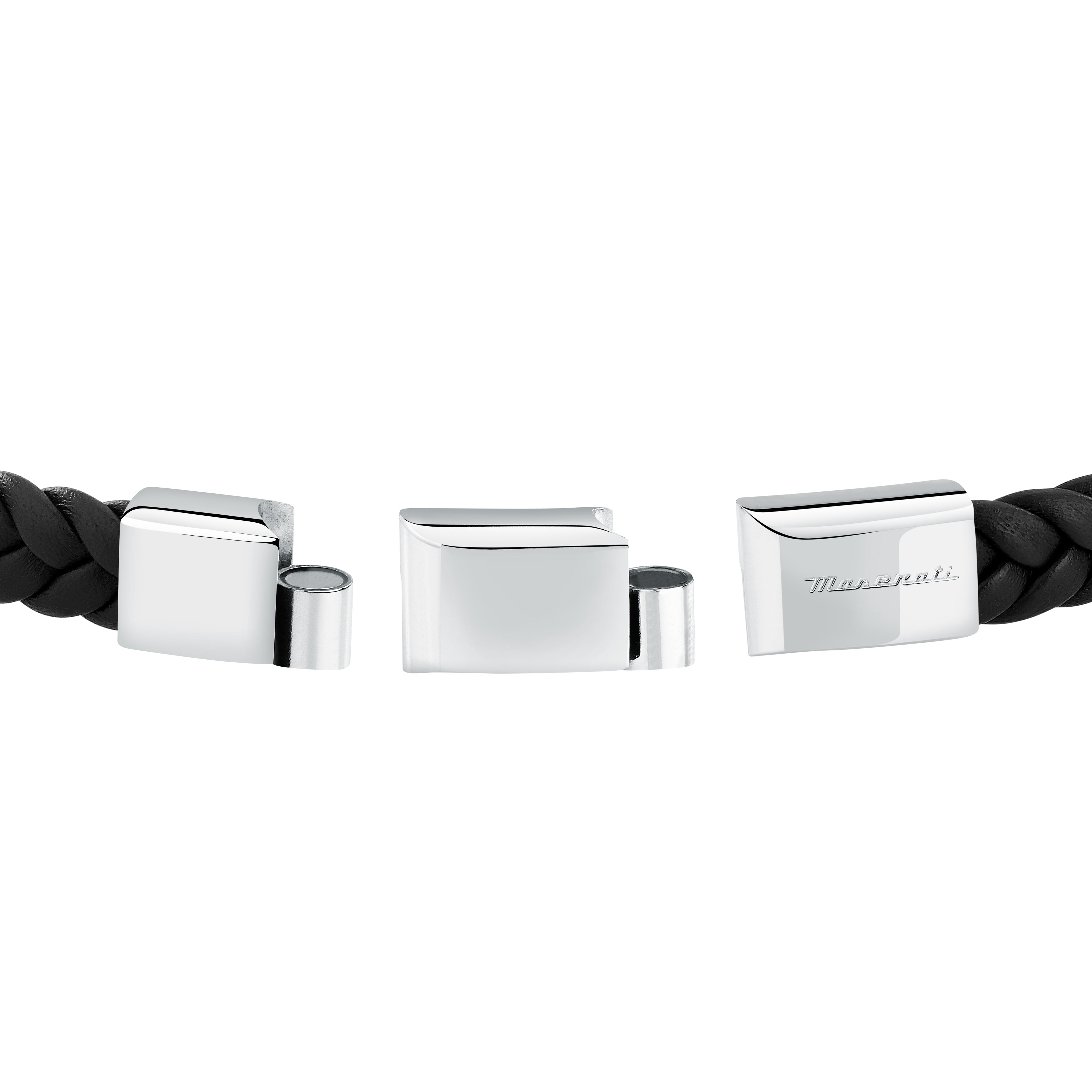 Maserati Recycled Leather Men's Bracelet Jm424Ave26