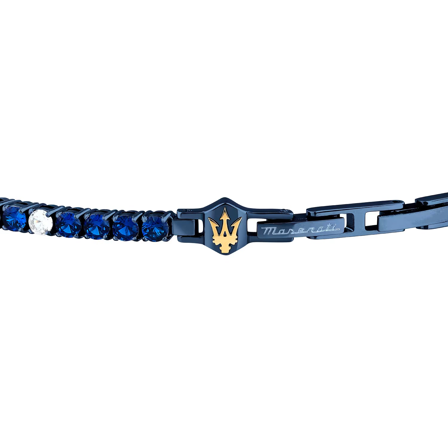 Bracciale Maserati Tennis JM425AVC10 Acciaio Zirconi Blu