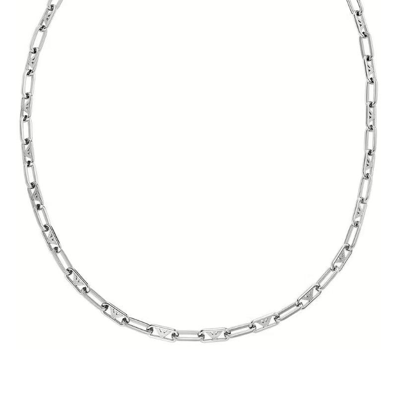 Bracciale Pelle Intrecciata Logo Emporio Armani EGS3248040