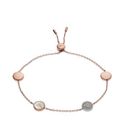 Bracciale Pelle Sottile Logo Emporio Armani Marrone EGS2308221