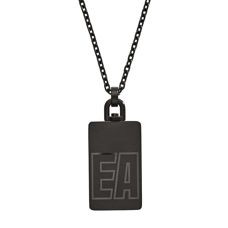 Bracciale Rigido Banda Logo Emporio Armani Acciaio EGS2677001