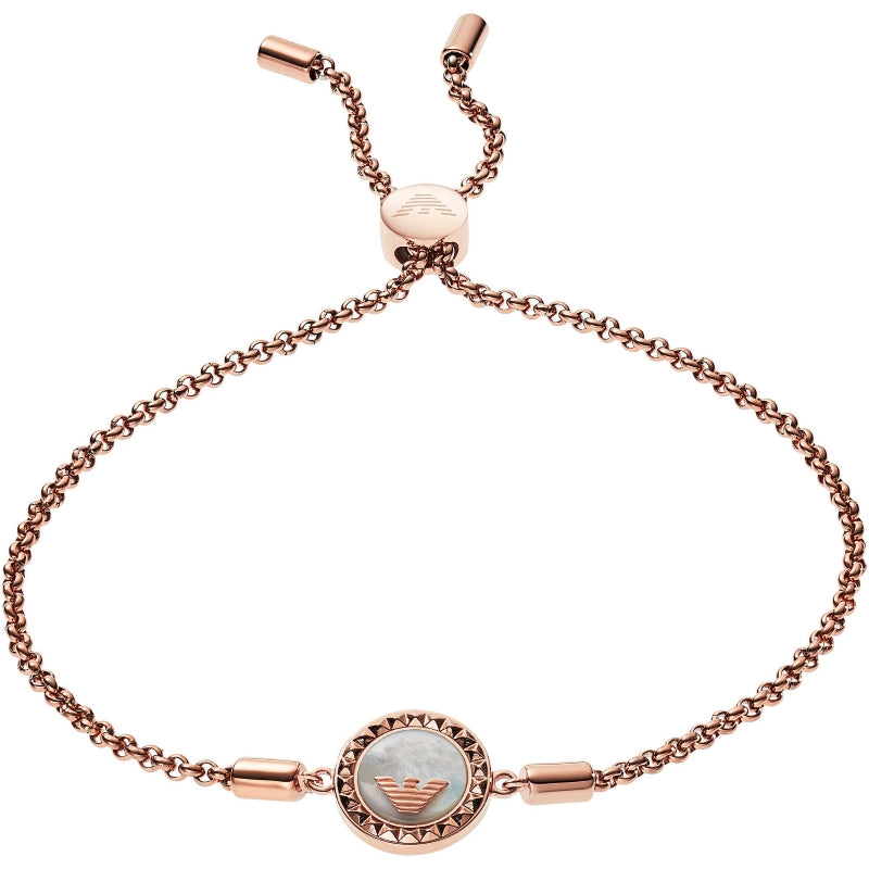 Bracciale Rigido Cuoio Emporio Armani Marrone EGS2568221
