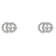 Bracciale Rigido Icon con Diamanti Gucci Oro Bianco 18kt YBD481676003