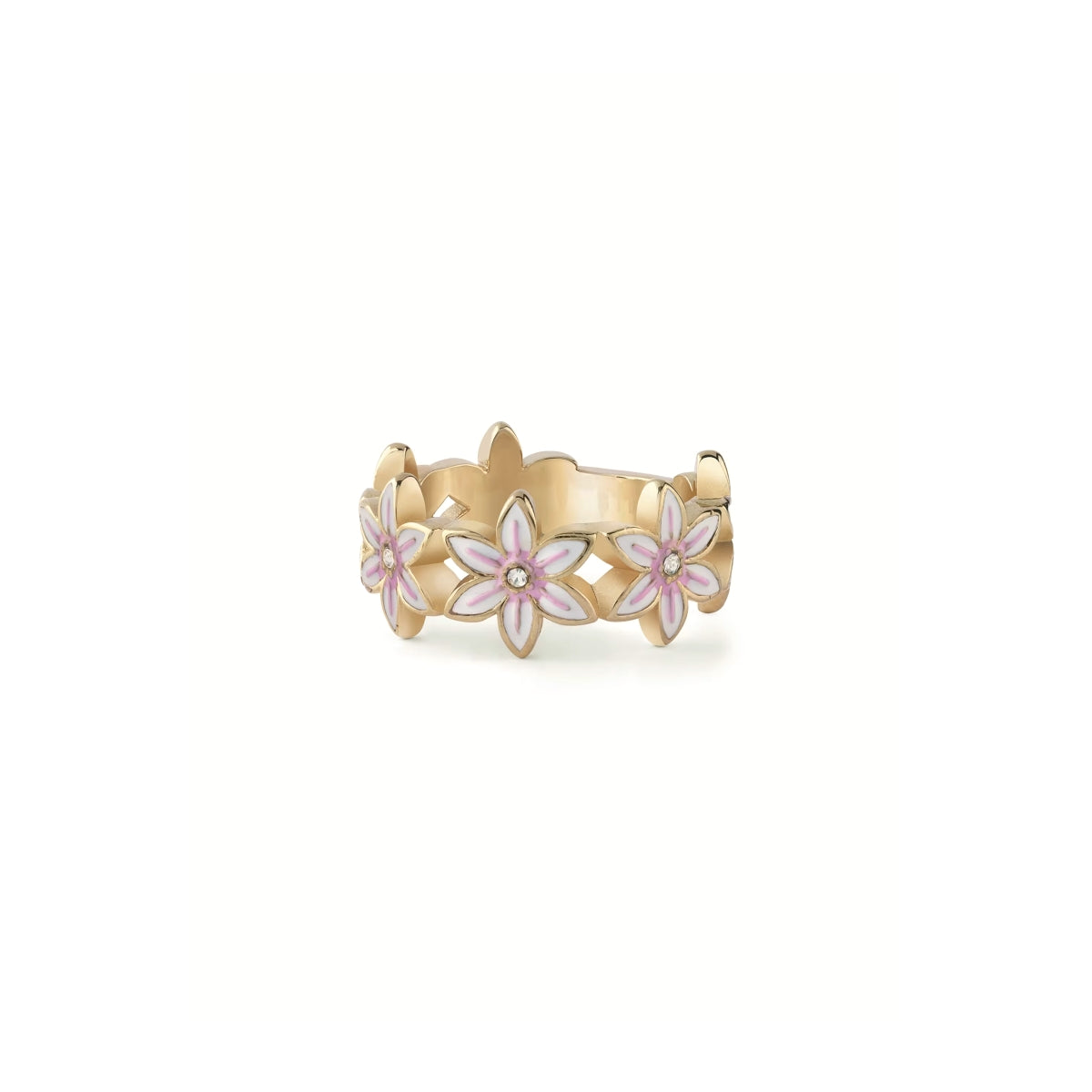 Bracciale Rigido Logo Cristalli Guess Oro Giallo JUBR04132JWYGWH52 (Misura 52)