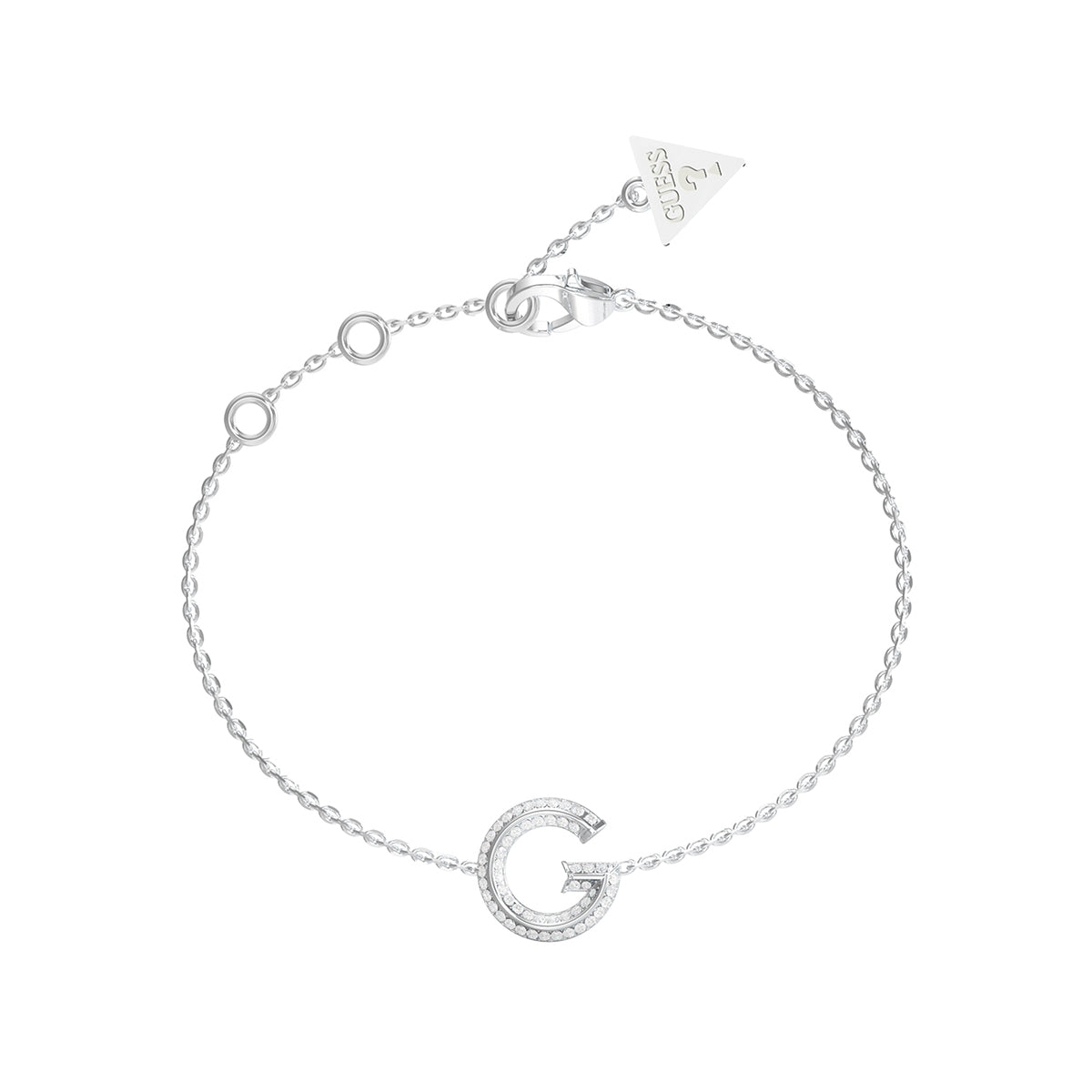 Bracciale Rigido Logo Tondo Guess Acciaio JUBB05442JWRHS