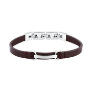 Trussardi T-Leather Men's Bracelet Tjaxz07