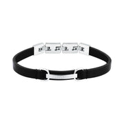 Trussardi T-Leather Men's Bracelet Tjaxz08