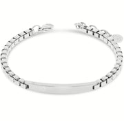 Bracciale Uomo Pelle Bicolore Logo Liu Jo MLJ454