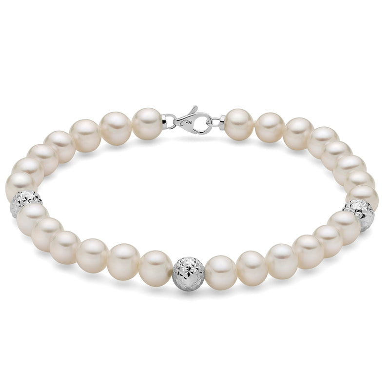 Bracciale di perle Miluna PBR2305BV