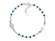 Amen rosary bracelet unisex rosaries with BROBBL3 crystals